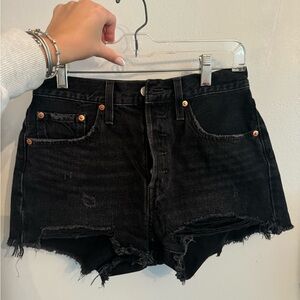Black Levi’s Jean Shorts